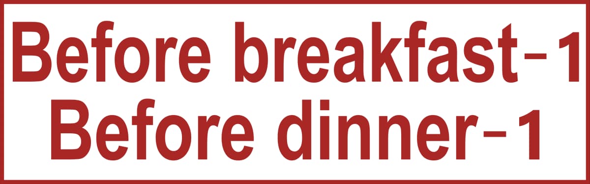 Medical Prescription Label Stickers S.No. 111